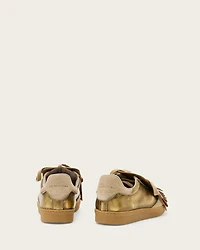 Thelma Fringe Leather Low Top Trainers
