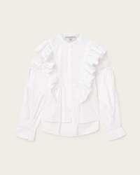 Lulu Ruffled Cotton Shirt