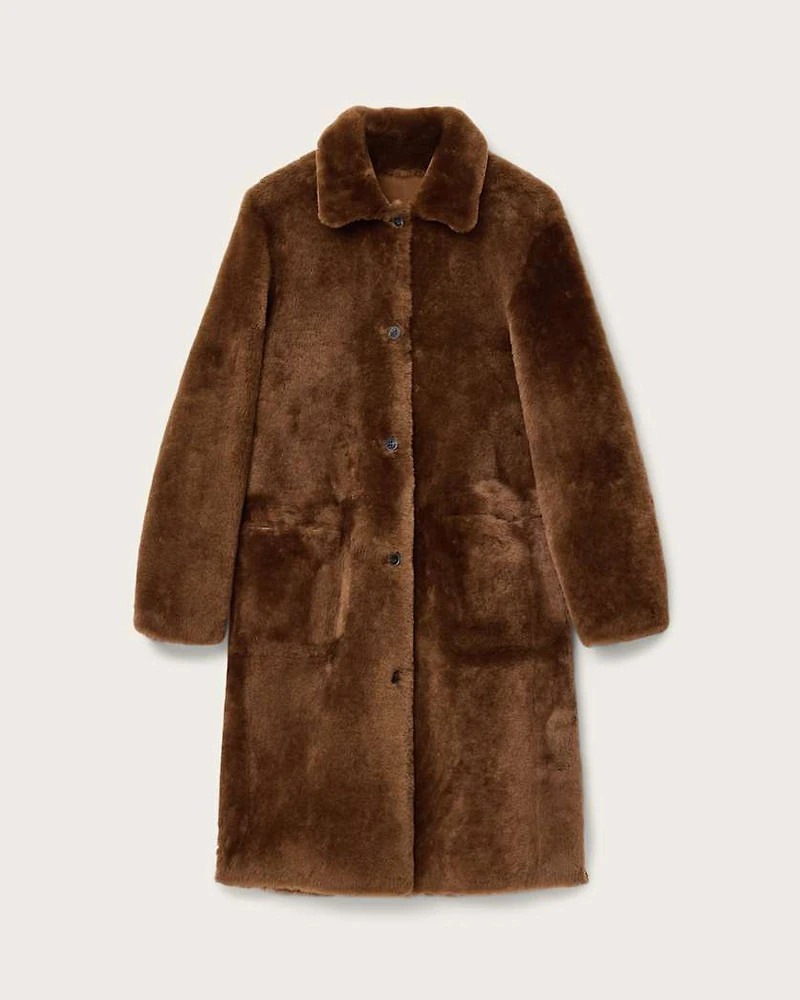 Serra Reversible Shearling Coat