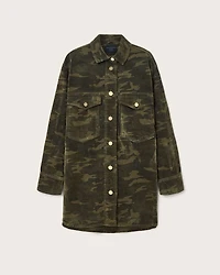 Faye Flocked Oversized Dress