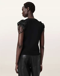 Shona Embellished Sleeveless Top