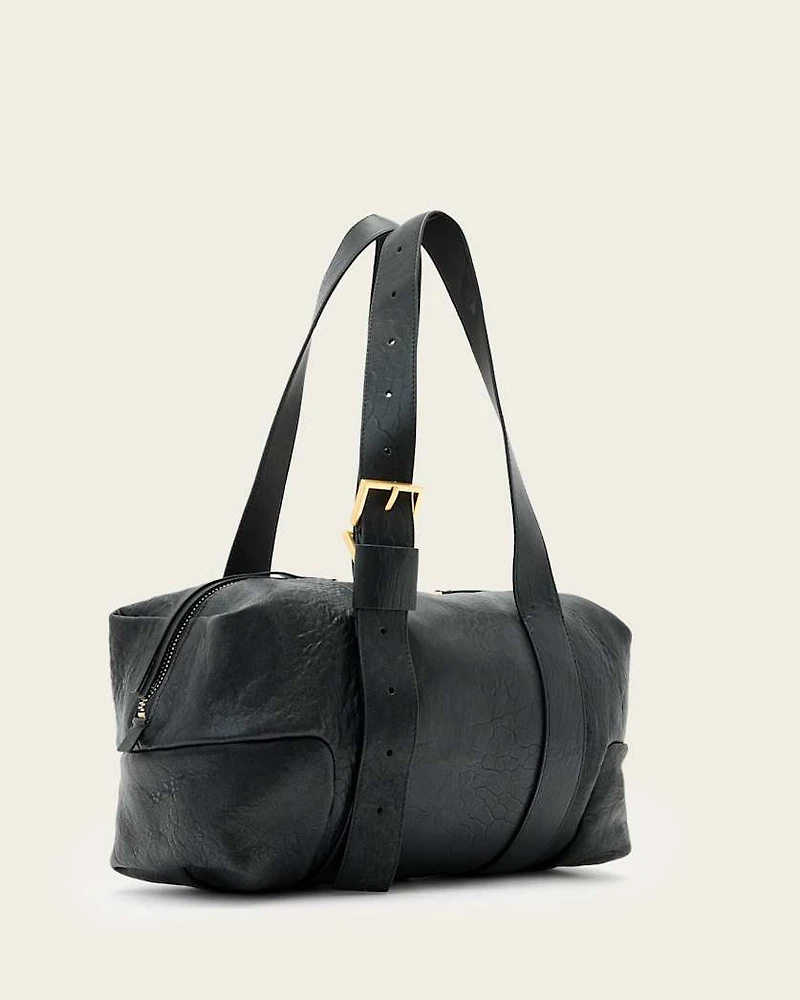 Ares Grain Leather Shoulder Bag