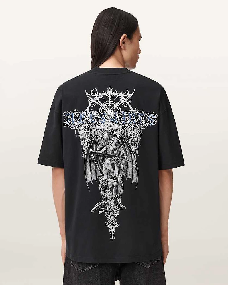 Swords Oversized Graphic T-Shirt