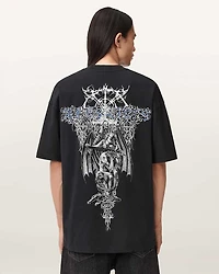 Swords Oversized Graphic T-Shirt