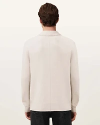 Statten Long Sleeve Ramskull Polo Jumper