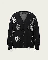 Caledon Oversized Jacquard Cardigan