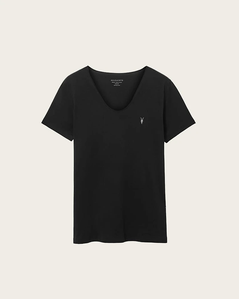 Tonic Scoop Neck Slim Ramskull T-Shirt