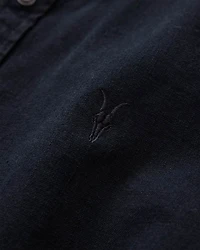 Gleason Press Stud Ramskull Denim Shirt