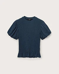 Dael Smocked Slim Top