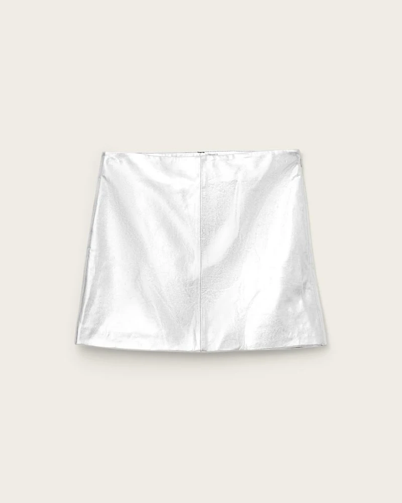 Renai Leather Mini Skirt