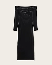 Delta Velvet Midi Dress