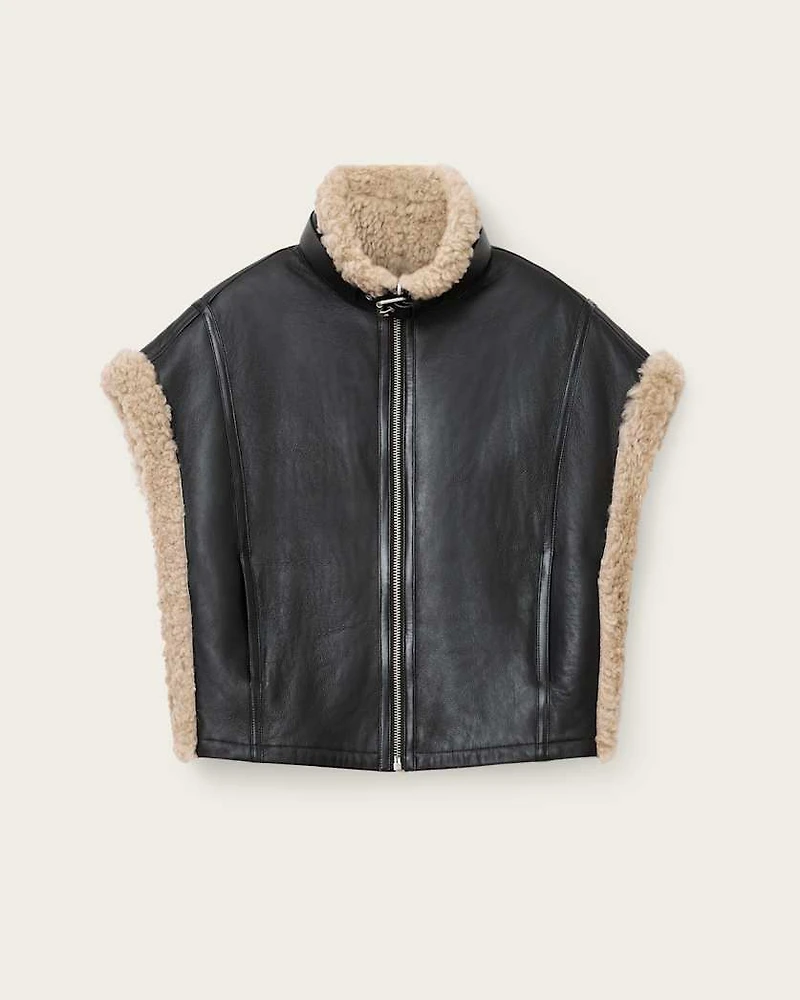 Marlin Reversible Shearling Gilet