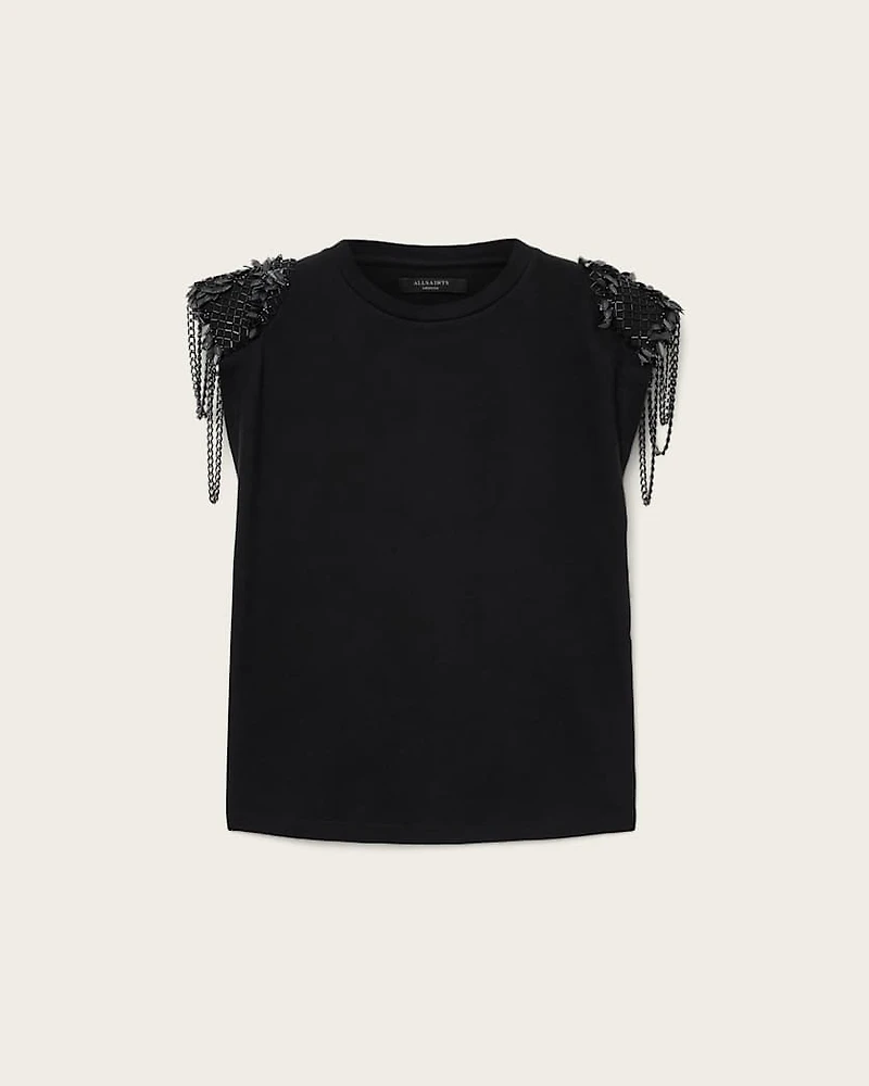 Shona Embellished Sleeveless Top