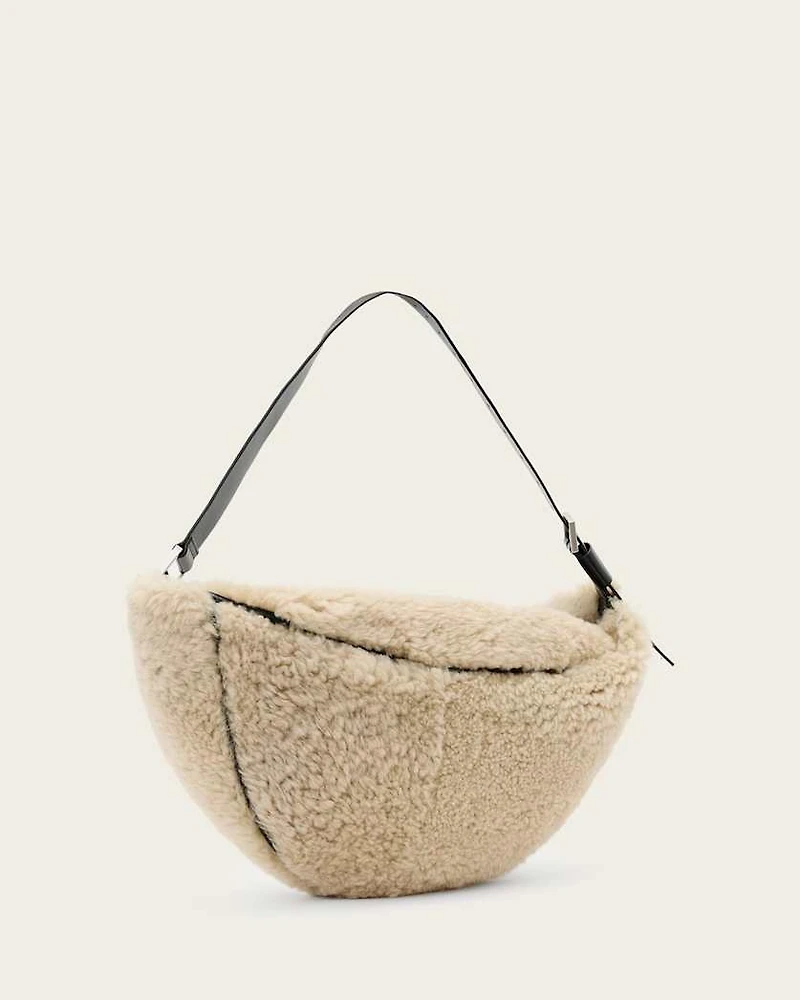 Luna Shearling Shoulder Bag