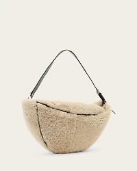 Luna Shearling Shoulder Bag
