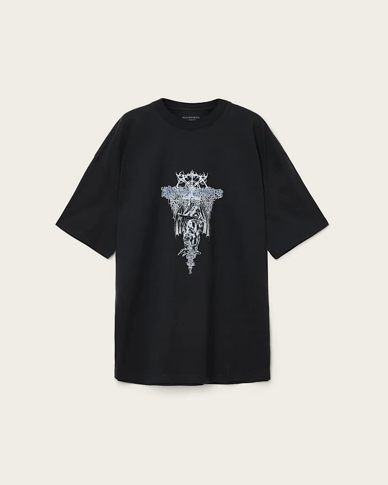 Swords Oversized Graphic T-Shirt