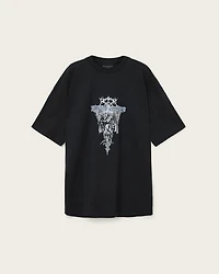 Swords Oversized Graphic T-Shirt