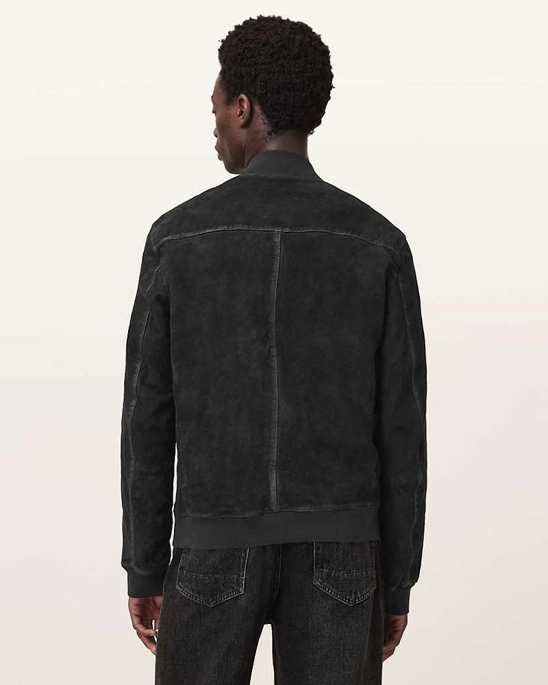 Kemble Suede Bomber Jacket