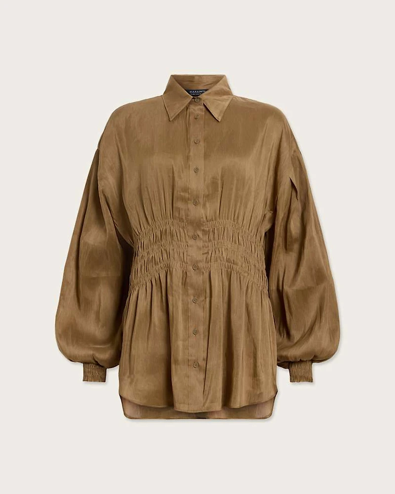 Staci Long Sleeve Linen Shirt