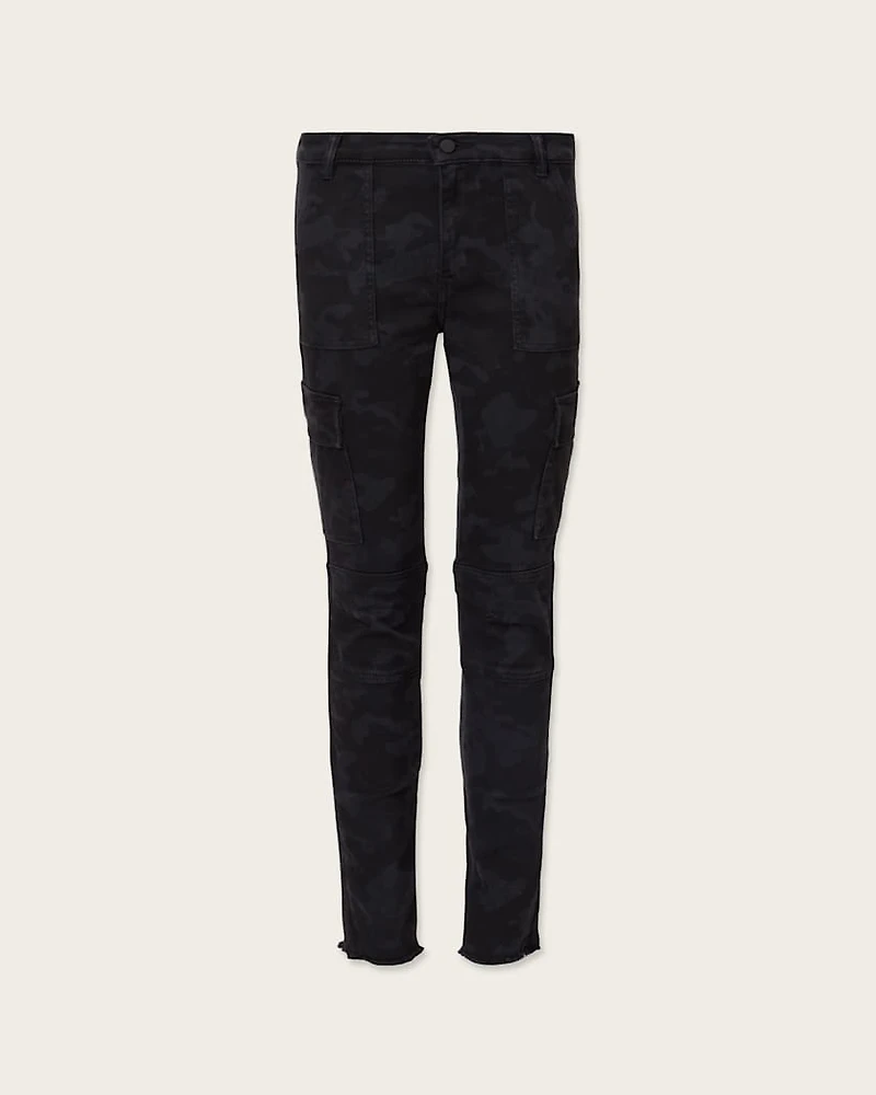 Duran Skinny Black Camo Cargo Jeans