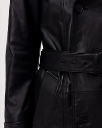 Kellett Leather Trench Coat