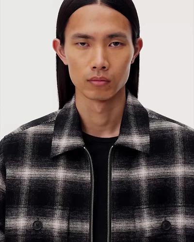 Bayo Sherpa Checked Jacket