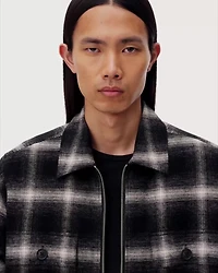 Bayo Sherpa Checked Jacket