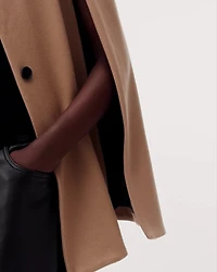 Lunis Wool Cape Coat