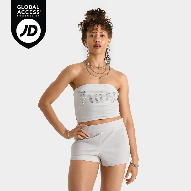 Womens Juicy Couture OG Bling Tube Top