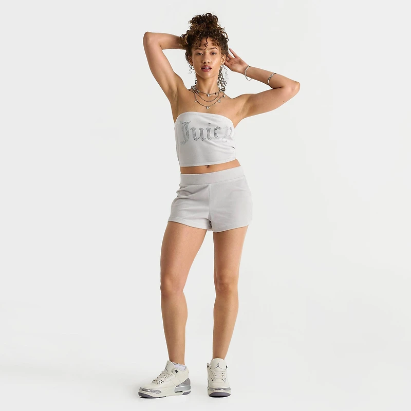 Womens Juicy Couture OG Bling Tube Top
