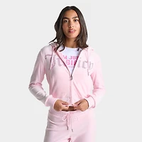 Women's Juicy Couture Bling Front Hoodie
