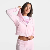 Women's Juicy Couture Bling Front Hoodie