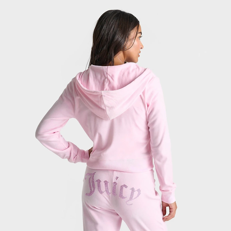 Women's Juicy Couture Bling Front Hoodie