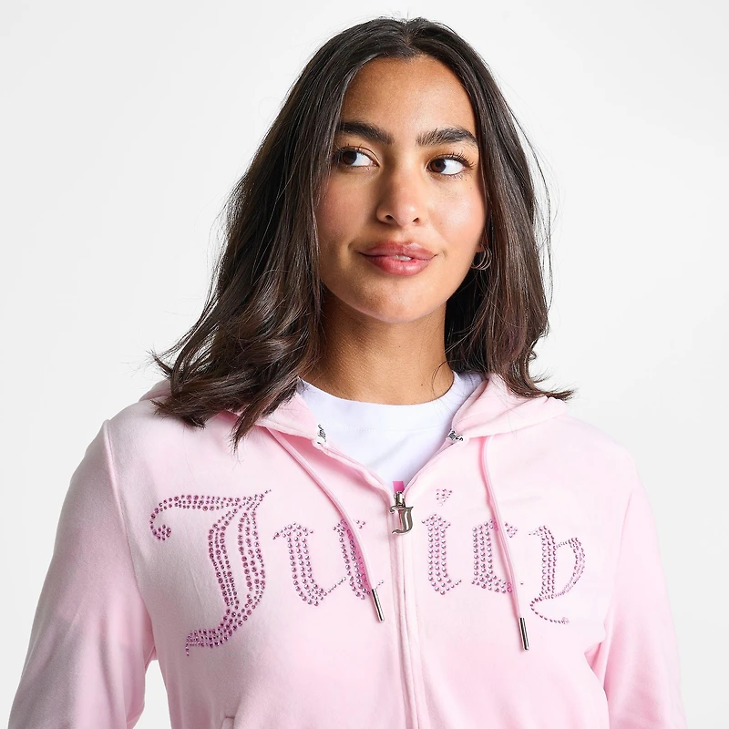 Women's Juicy Couture Bling Front Hoodie