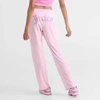 Women's Juicy Couture OG Big Bling Velour Track Pants