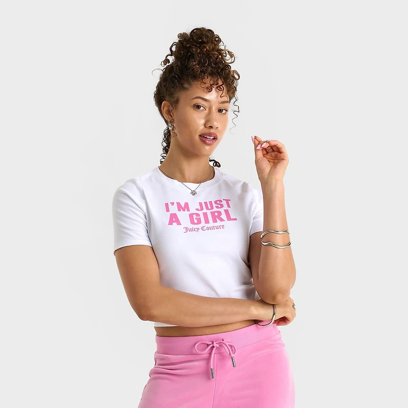 Women's Juicy Couture Graphic Baby T-Shirt