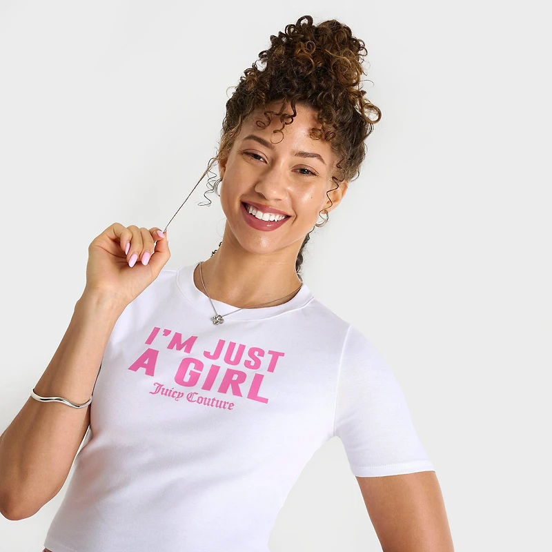 Women's Juicy Couture Graphic Baby T-Shirt