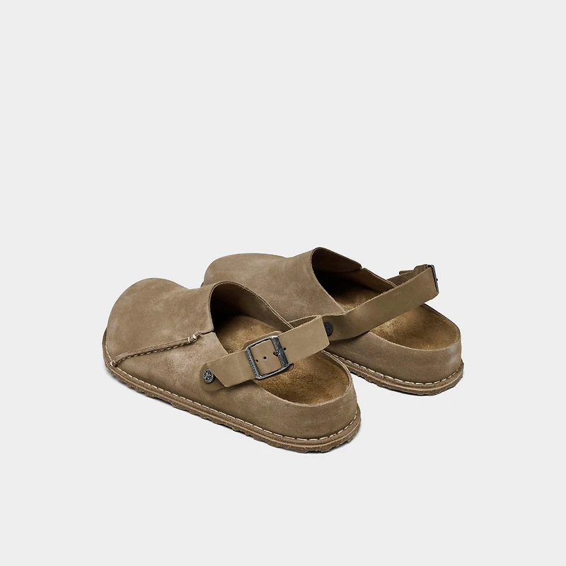 Men's Birkenstock Lutry Premium Suede Leather Clog Shoes