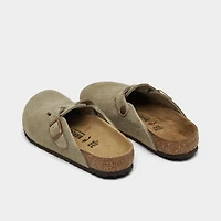 Little Kids' Birkenstock Boston Suede Leather Clog Shoes