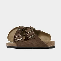 Men's Birkenstock Arizona Suede Embossed Corduroy Sandals