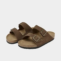 Men's Birkenstock Arizona Suede Embossed Corduroy Sandals