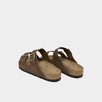 Men's Birkenstock Arizona Suede Embossed Corduroy Sandals