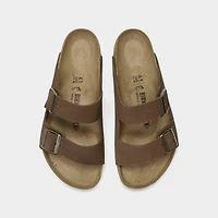 Men's Birkenstock Arizona Suede Embossed Corduroy Sandals