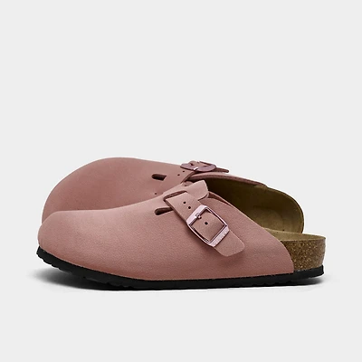 Little Kids' Birkenstock Boston Birkibuc Clog Shoes