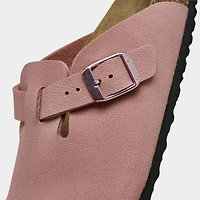 Little Kids' Birkenstock Boston Birkibuc Clog Shoes