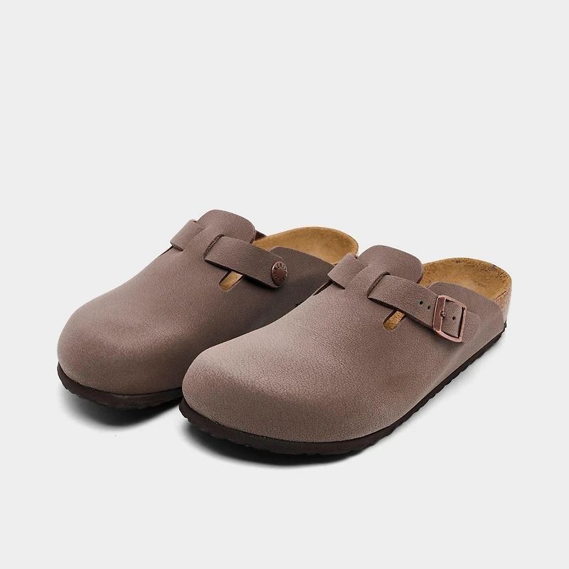 Little Kids' Birkenstock Boston Birkibuc Clog Shoes