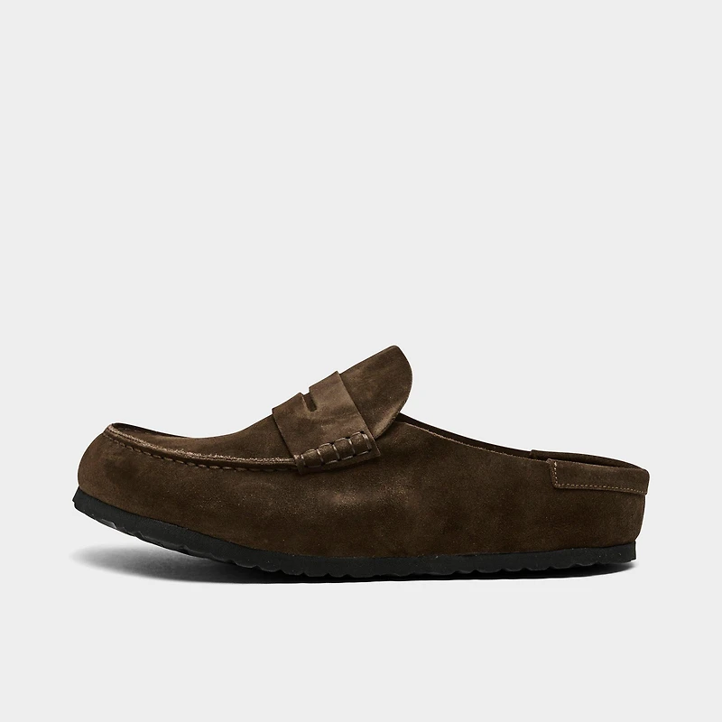 Men's Birkenstock Naples Wrapped Suede Casual Clogs