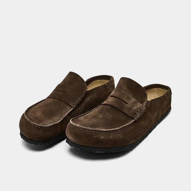 Men's Birkenstock Naples Wrapped Suede Casual Clogs