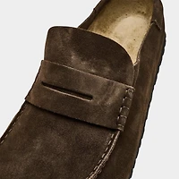 Men's Birkenstock Naples Wrapped Suede Casual Clogs
