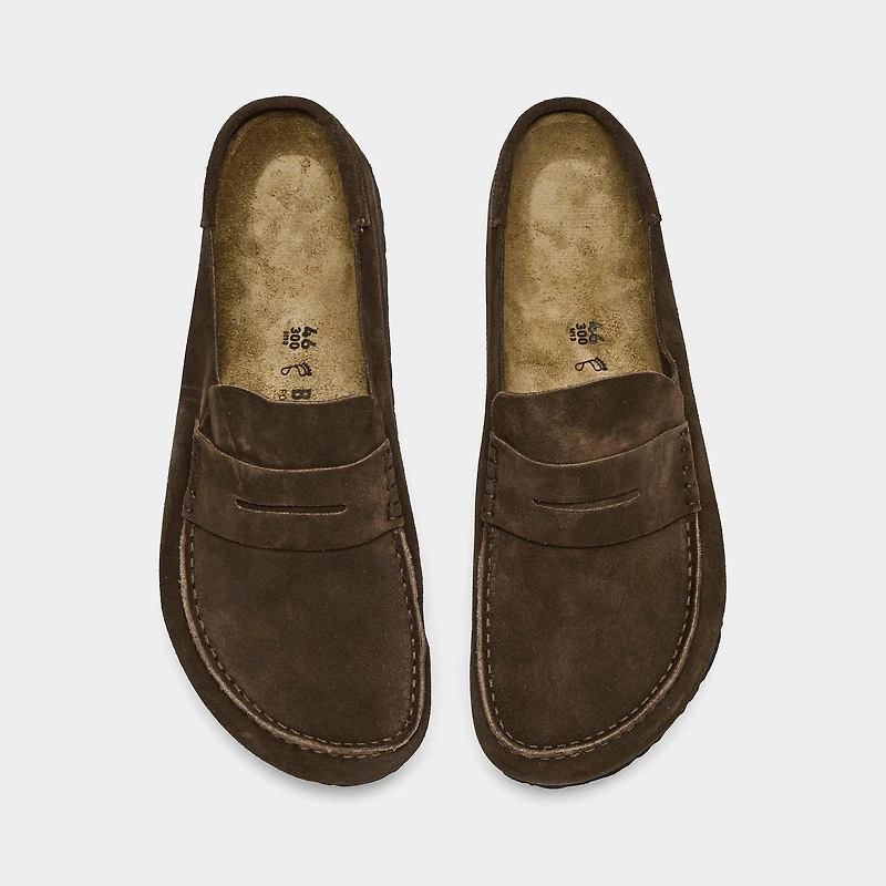 Women's Birkenstock Naples Wrapped Suede Leather Clogs